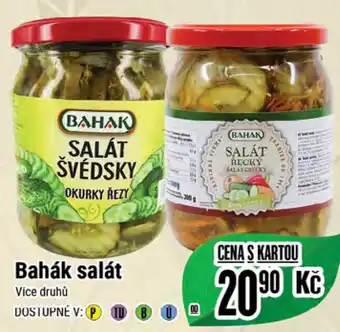 Tamda Foods Bahák salát nabídka