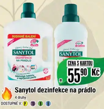 Tamda Foods Sanytol dezinfekce na prádlo nabídka