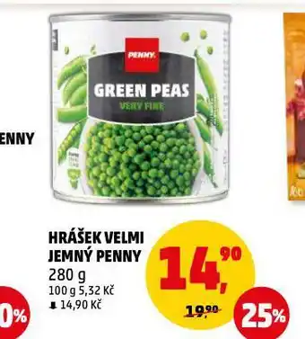 Penny Market Hrášek velmi jemný nabídka