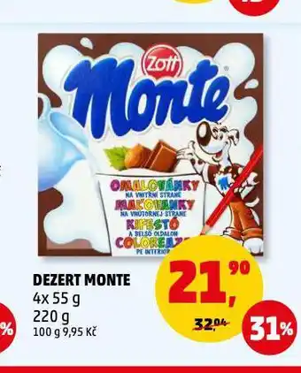 Penny Market Dezert monte nabídka