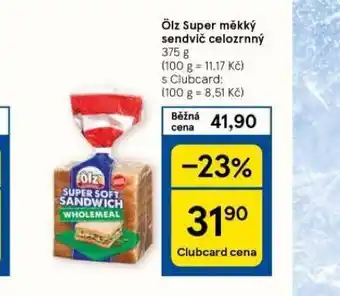 Tesco Ölz super měkký sendvič celozrnný nabídka