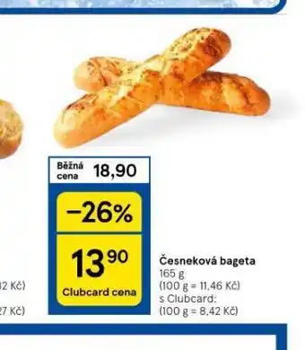 Tesco Česneková bageta nabídka