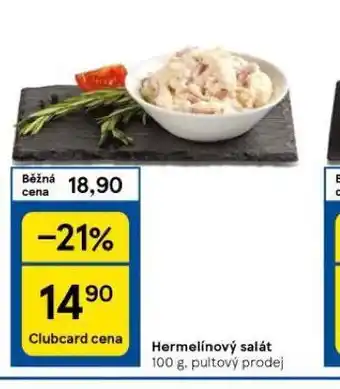 Tesco Hermelínový salát nabídka