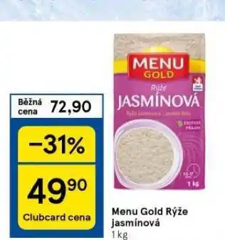 Tesco Menu gold rýže jasmínová nabídka