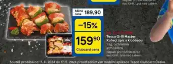 Tesco Tesco grill master kuřecí špíz s klobásou nabídka