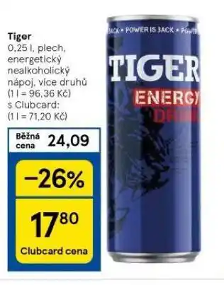 Tesco Tiger nabídka