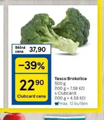 Tesco Brokolice nabídka