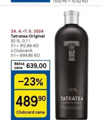 Tesco Tatratea original nabídka