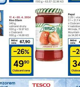 Tesco Riso džem nabídka