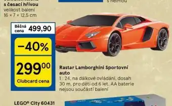 Tesco Rastar lamborghini sportovní auto nabídka