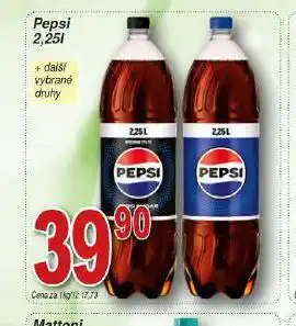 Hruška Pepsi nabídka