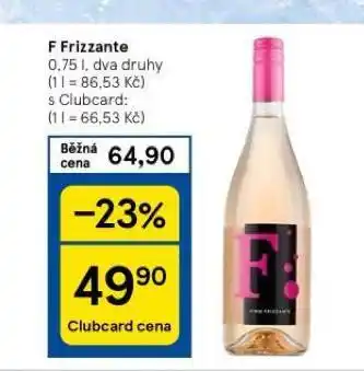 Tesco F frizzante nabídka