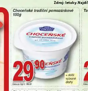 Hruška Choceňské tradiční pomazánkové nabídka