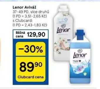 Tesco Lenor aviváž nabídka