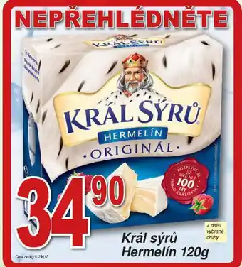 Hruška Král sýrů hermelín nabídka