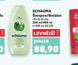 Kaufland Schauma šampon, balzám nabídka