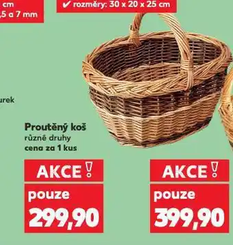 Kaufland Proutěný koš nabídka