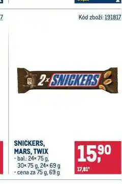 Makro Snickers nabídka