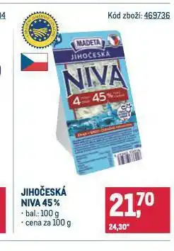 Makro Jihočeská niva 45% nabídka