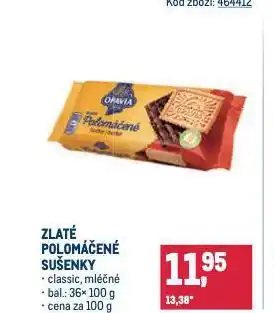 Makro Opavia zlaté polomáčené nabídka