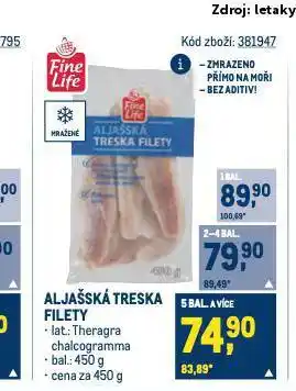 Makro Aljašská treska nabídka