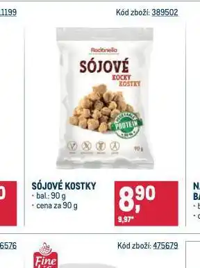 Makro Sójové kostky nabídka