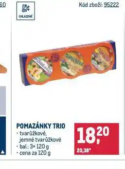 Makro Pomazánky trio nabídka