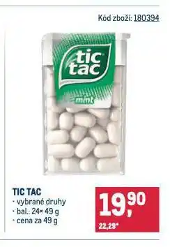 Makro Tic tac nabídka