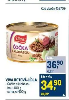 Makro Viva hotová jídla nabídka