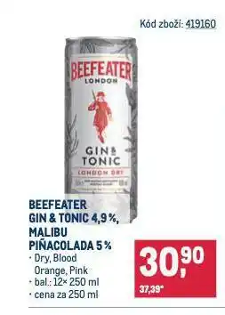 Makro Beefeater malibu piňa colada nabídka