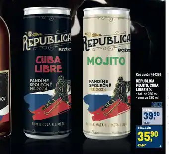 Makro Republica cuba libre nabídka