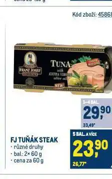 Makro Franz josef tuňák steak nabídka