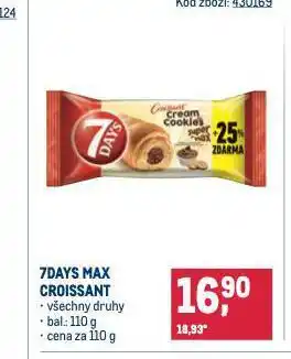 Makro 7days croissant nabídka
