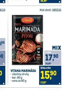 Makro Vitana marináda nabídka