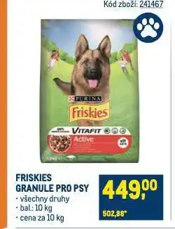 Makro Friskies granule pro psy nabídka