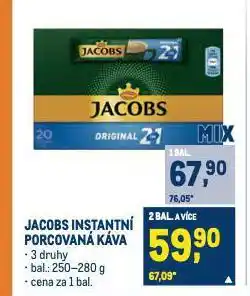 Makro Káva jacobs nabídka