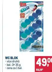 Makro Dr. devil wc blok nabídka
