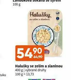 Halušky se zelím a slaninou