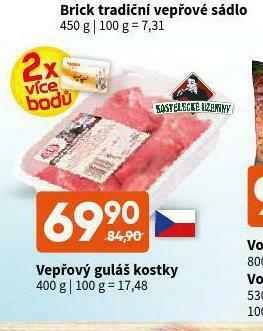 Terno Vepřový guláš kostky nabídka