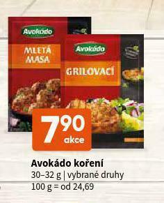 Terno Avokádo koření nabídka