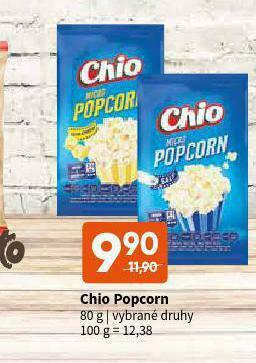 Terno Chio popcorn nabídka