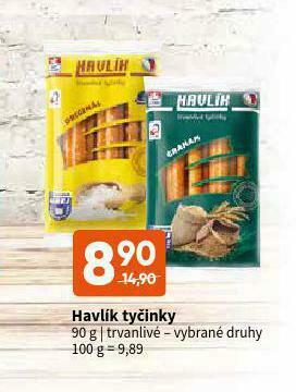 Terno Havlík tyčinky nabídka