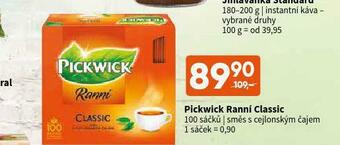 Terno Pickwick ranní čaj nabídka
