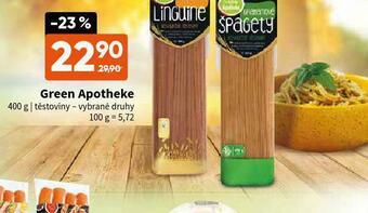 Terno Green apotheke těstoviny nabídka