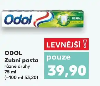 Kaufland ODOL Zubní pasta nabídka
