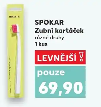 Kaufland SPOKAR Zubní kartáček nabídka