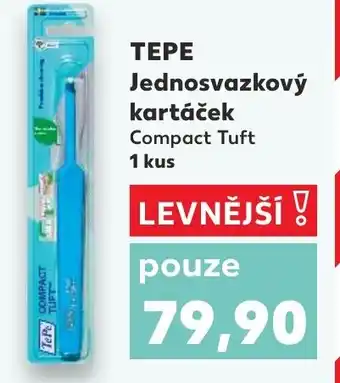 Kaufland TEPE Jednosvazkový kartáček nabídka