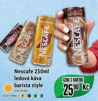 Tamda Foods Nescafe 250ml ledová káva barista style nabídka