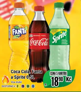 Tamda Foods Coca Cola, Fanta a Sprite 0,5L nabídka