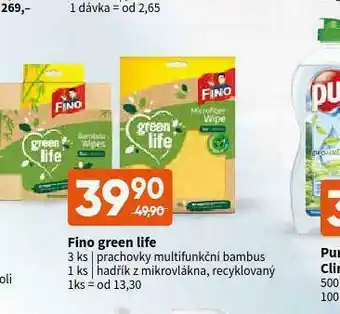 Terno Fino green life prachovky, hadřík nabídka